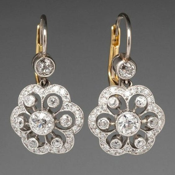 Mandala™ | Boucles d’oreilles vintage en cristal