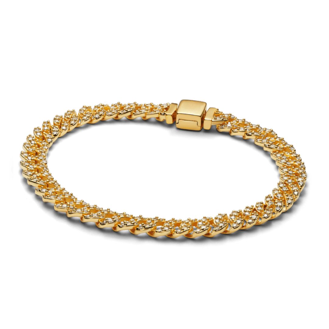 Bracelet en Moissanite Cubain