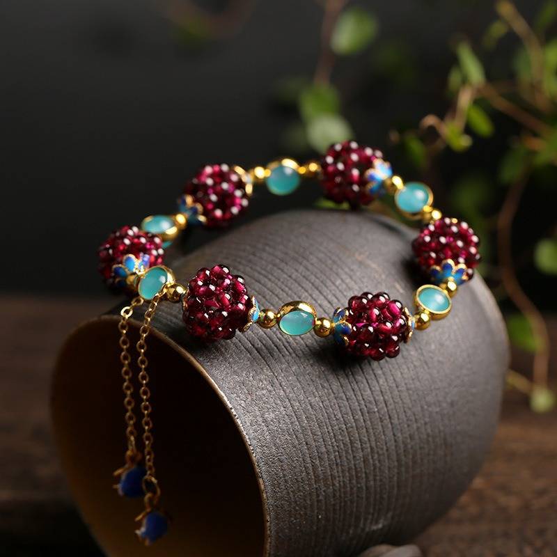 Berrya™ | Bracelet pierres naturelles & breloques