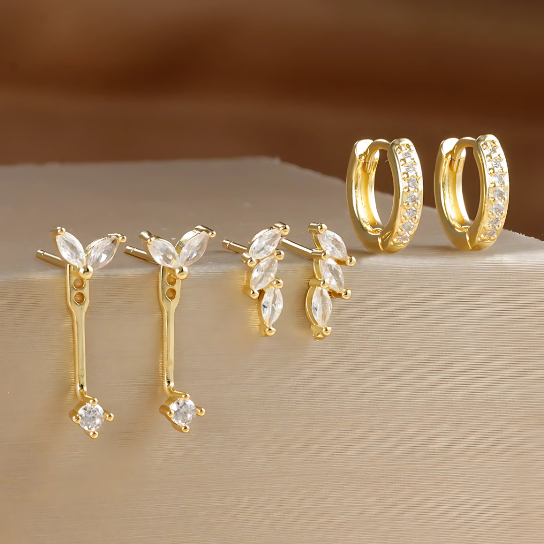ELOWEN™ | Set de Boucles d’Oreilles