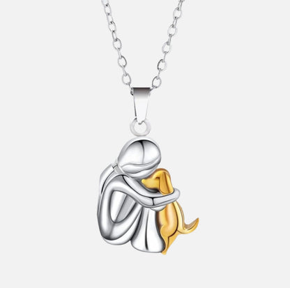 Elin - Collier avec pendentif en forme de chien
