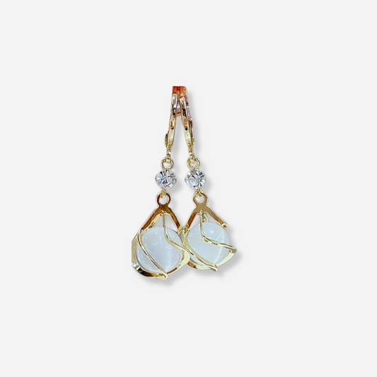 Cheyenna™ | Boucles d’oreilles glamour avec opale