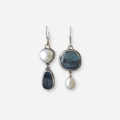Nélya™ | Boucles d’oreilles vintage naturelles