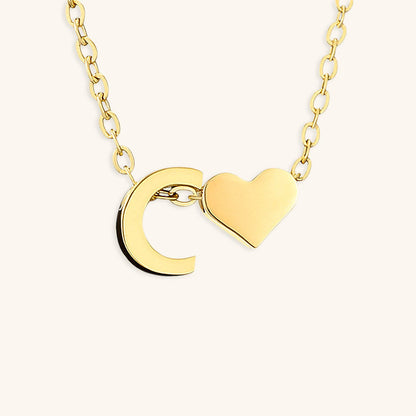 Ria™ | Collana con cuore e iniziali