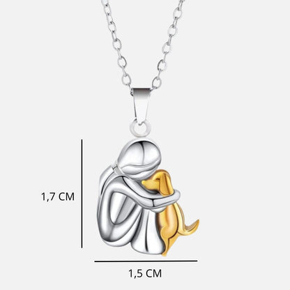 Elin™ | Collier avec pendentif en forme de chien