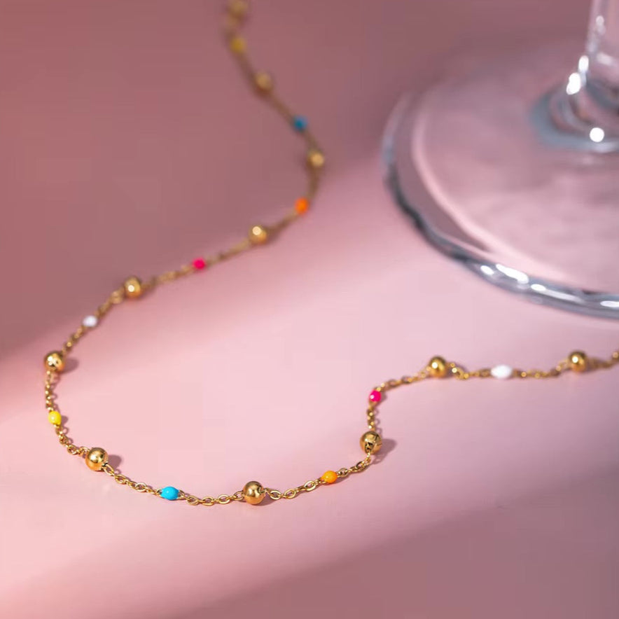 Amphitrite™ | Collier Doré avec Perles
