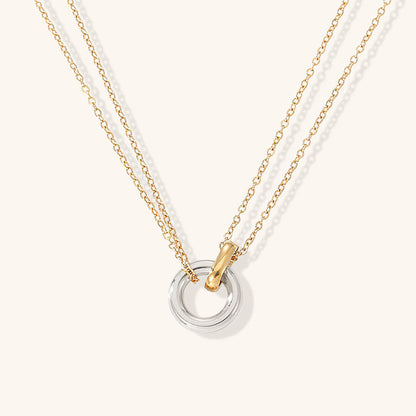 Rose™ | Collier Doré avec Anneau