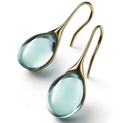 Créoles Minimalistes en Cristal