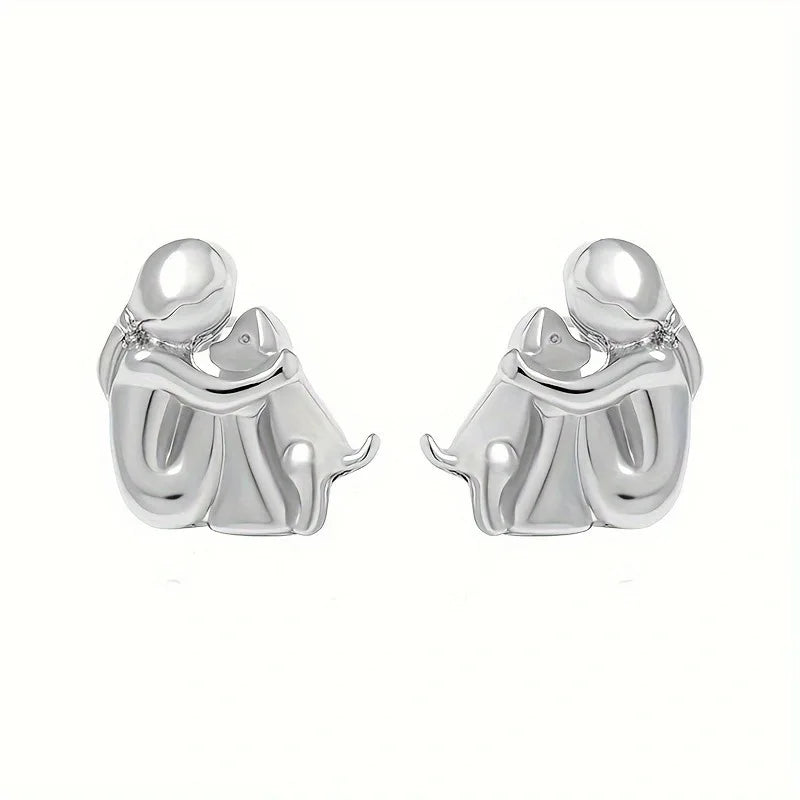 NOA | BOUCLES D'OREILLES EN ÉTREINTE DE CHIEN