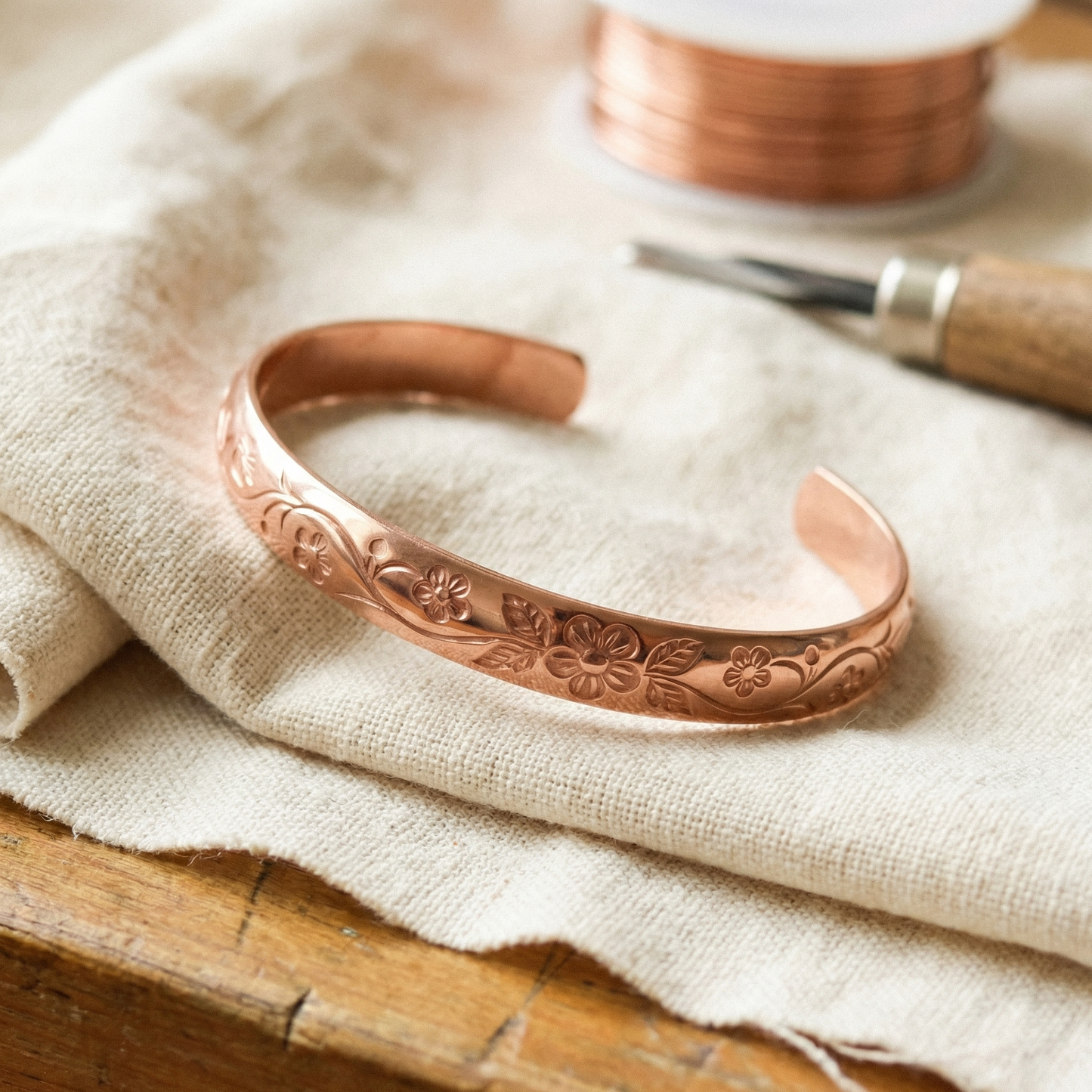 Bracelet en cuivre Marguax's Bloom