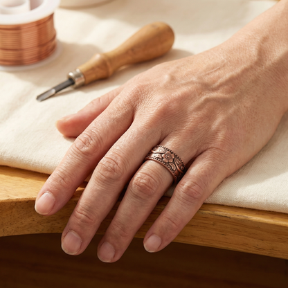 Bague en cuivre Pétale de Marguax