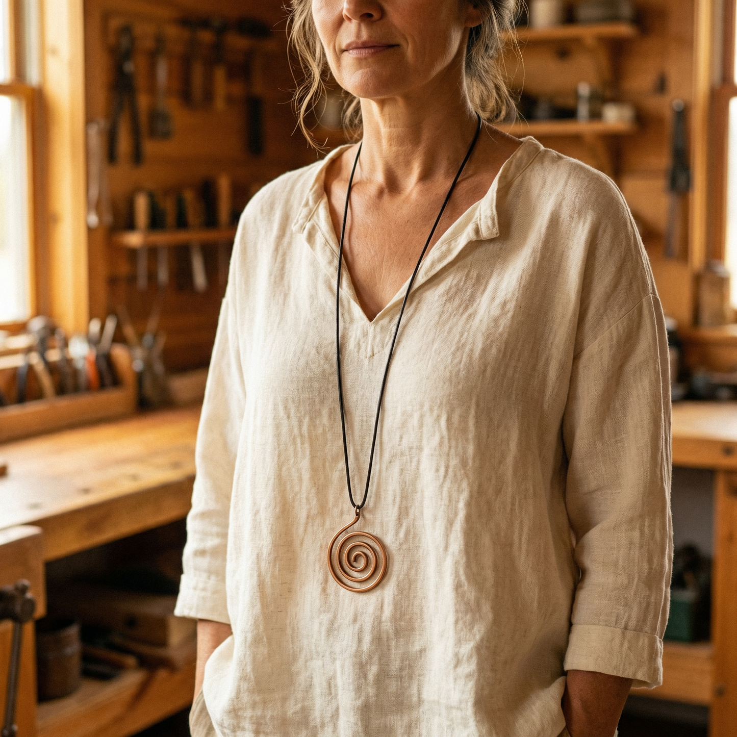 Collier en cuivre de Marguax's Mesa
