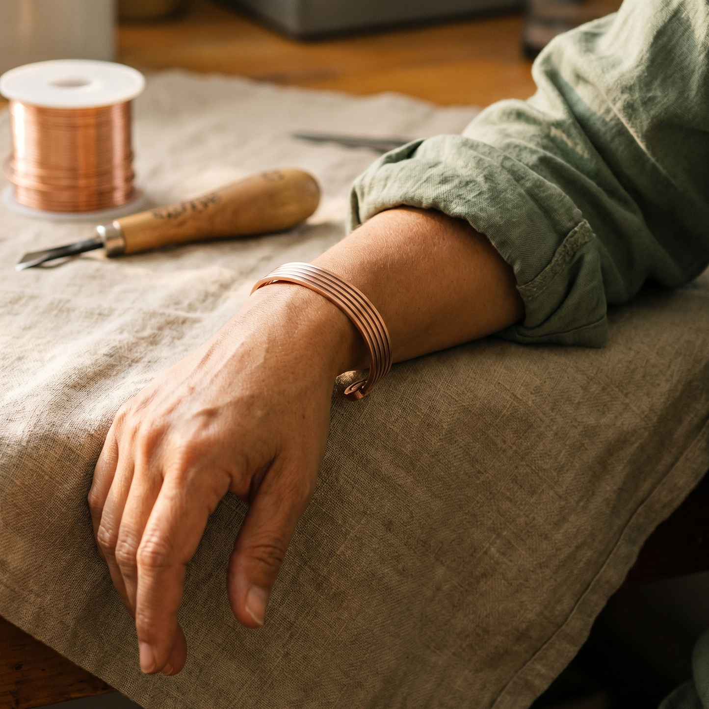 Bracelet en cuivre de Marguax's Ridge