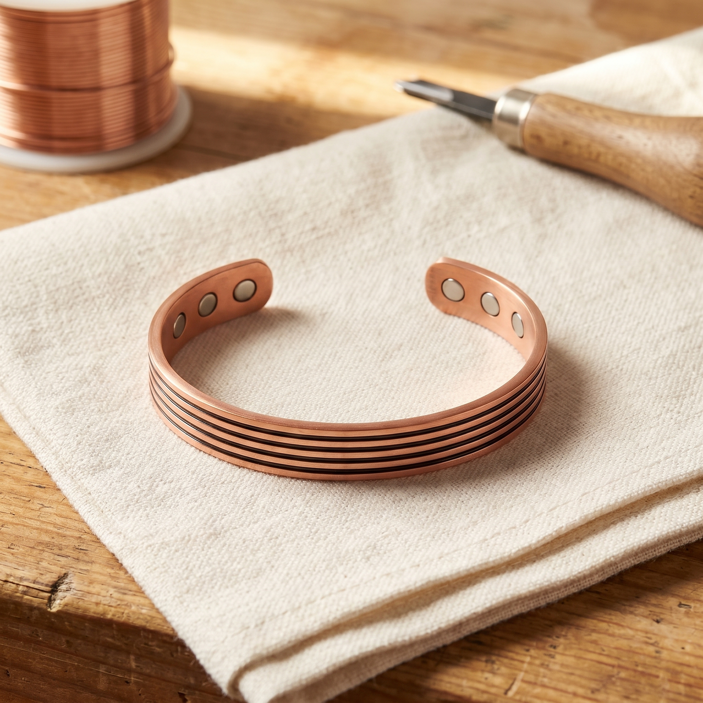 Bracelet en cuivre Sage par Marguax