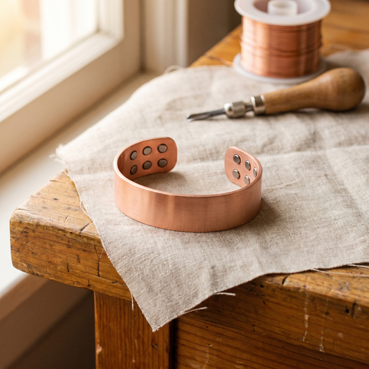 Bracelet en cuivre de l'Atelier Marguax