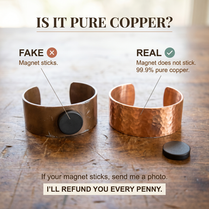 Bracelet en cuivre de l'Atelier Marguax