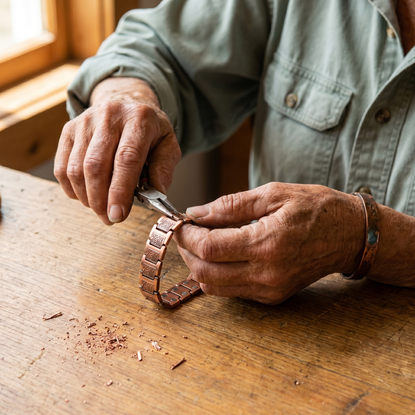 Bracelet en cuivre pour hommes par Marguax's Glen
