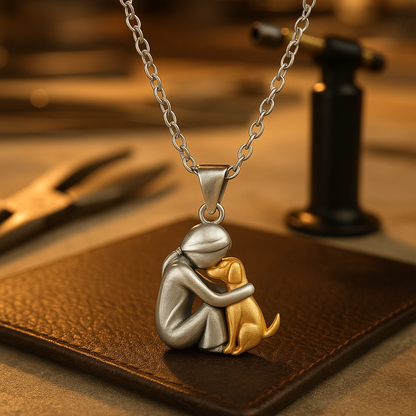 Collier Étreinte d’Âme™ | Le souvenir qui vit tout près du cœur