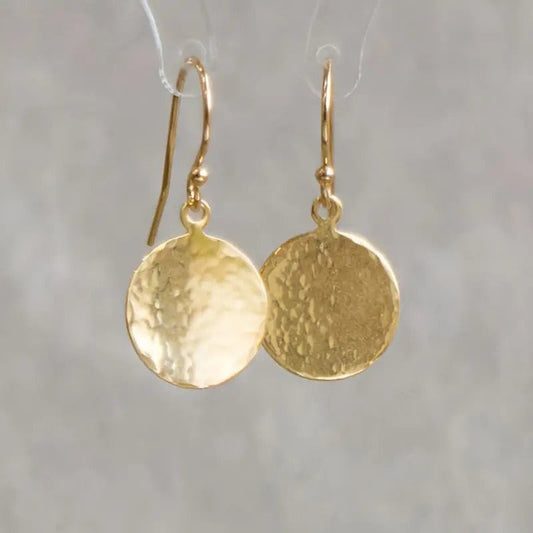 Solène™ | Boucles d’oreilles vintage dorées