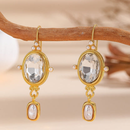 Maylin™ | Boucles d’oreilles vintage avec perle