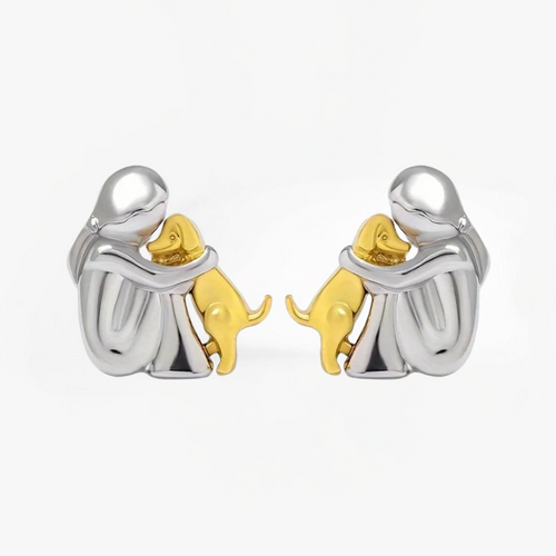 NOA | BOUCLES D'OREILLES EN ÉTREINTE DE CHIEN